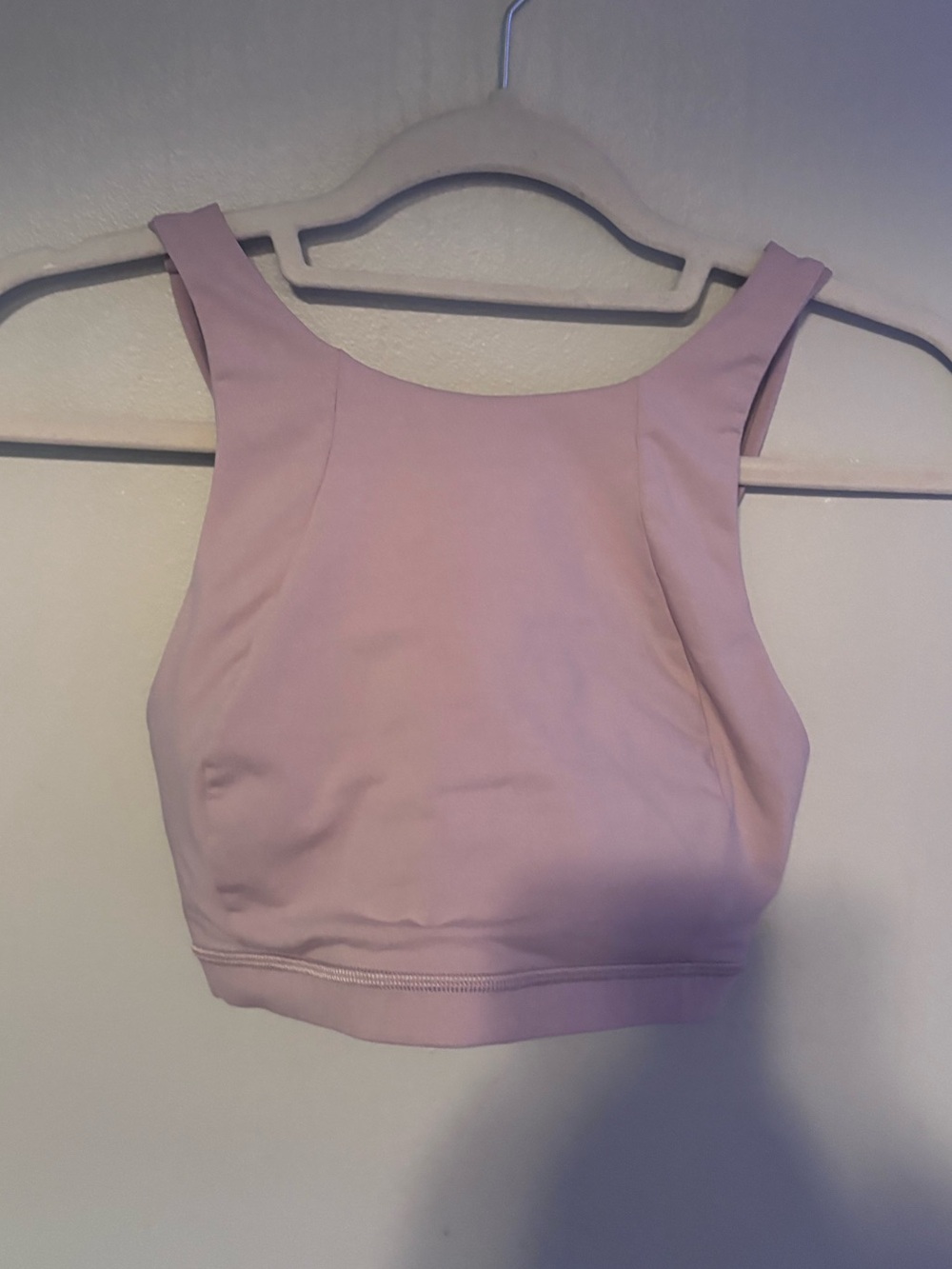 Lululemon Longline Energy Bra Medium Support Size 6 Light Purple